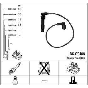 Resim NGK 835 Rc-Op465 Ateşleme Kablosu 