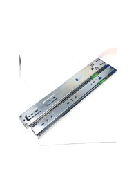 Resim Minnes Frenli Teleskopik Çekmece Rayı H46Mm - 50Cm Gri 