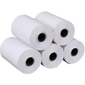 Resim Hombey 57x30mm Termal Yazıcı Kağıdı 5'li Paket - Hatalı Sorular, Notlar, El Defteri İçin Temiz Baskı - Saf Ahşap Pulpu, Toksik Olmayan Diğer 