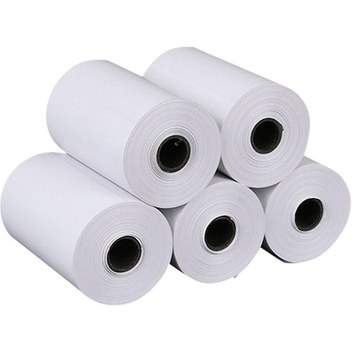 Hombey 57x30mm Termal Yazıcı Kağıdı 5'li Paket - Hatalı Sorular, Notlar, El Defteri İçin Temiz Baskı - Saf Ahşap Pulpu, Toksik Olmayan Diğer