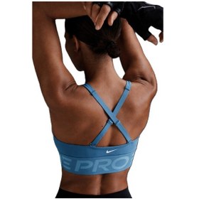Resim Nike Pro Indy Plunge-support Bra Kadın Spor Bra Yeşil 