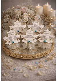 Resim Doğum Günü Düğün Nişan Söz Kına Yaprak Magnet Kişiye Özel 50 Adettir.no 71 