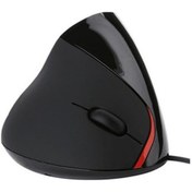 Resim Rogfer Jsy-12 5 Tuşlu Usb Kablolu Dikey Fare Ergonomik Bilek Desteği Optik Fare Siyah Diğer - Black Diğer 