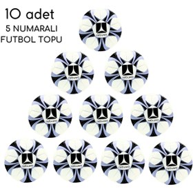 Resim Rebuwo El Dikişli Futbol Topu 5 Numara Futbol Topu Sert Zemin Futbol Topu 