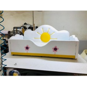 Resim Puf Bebe Montessori Serisi_yumuşacık Puf_çocuk_bebek Yatağı_güneşli Yatak 100x 200 Ölçüde (YATAK DAHİLDİR) 