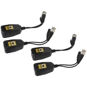 Resim Lemestar 2 Adet Hd Video Transmitter, Rj45 İle 2-8mp Hd-cvı/tvı/ahd/cvbs Sinyal Aktarıcı, Üç Seviye Fırtına Koruma Ve Led Durum Gösterici 