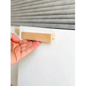 Resim Artı Woods Dolap Kulpu, 10 Adet - 128 mm (12,8 Cm) -Ahsap Kulp Mutfak Dolabi Kulpu Cekmece Kulpu 