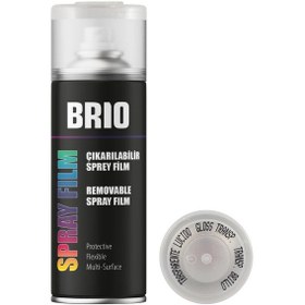Resim Brio Sprey Boya Çıkarabilinir Parlak Transparan 400 Ml 