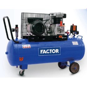 Resim Factor AC100 2.5HP 100 L Yağlı Hava Kompresörü 