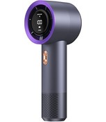 Resim Taşınabililir Mini Usb Şarjlı Turbo Dijital Ekranlı El Vantilatör Fan Soğutucu T13 Gri 