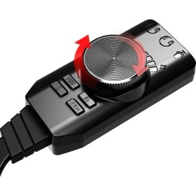 Resim Alfais 4677 USB Harici Ses Kartı 7.1 Kanal Ses Çıkışı ile Plextone Gs3 Oyun Destekli 