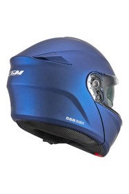 Resim CGM 568A BER MONO ÇENE AÇILIR MOTOSİKLET KASKI MAVİ / 