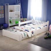 Resim Tulip Life Montessori Karyola Beyaz (90 x 190 Cm) Yatak Uyumlu Çocuk Yatağı 215 