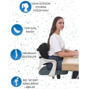 Resim Ankaflex Visco Ortopedik Bel Minderi Bel Yastığı Oto Araç Koltuk Ofis Bel Minderi 