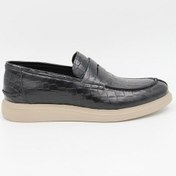 Resim Freefoot 226825 Erkek Casual Ayakkabı - Siyah Croco Deri Siyah 