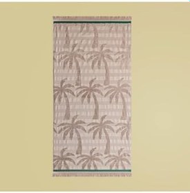 Resim Elio Plaj Havlusu - Bej - 70X140 Cm 