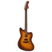 Resim FENDER Acoustasonic Standard Jazzmaster Gülağacı Klavye Honey Burst Elektro Akustik Gitar 