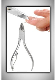 Resim Pedikür Makası Italyano Serisi Bileyli Paslanmaz Çelik Tırnak Pensi 