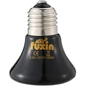 Resim Ruicoo 110v 100w Mini Kızılötesi Seramik Evcil Hayvan Isıtma Lambası - Sürüngenler, Kaplumbağalar Ve Kümes Hayvanları İçin Şeffaf 