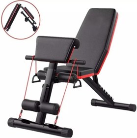 Resim TTT Katlanabilir Ayarlanabilir Mekik Ve Ağırlık Sehpası 