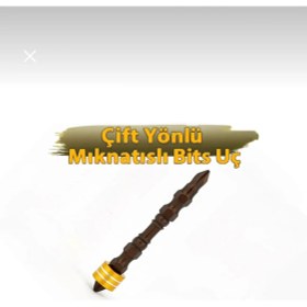 Resim Miraç Mıknatıs Uçlu Bits Uç Çift Yönlü Ph 2X65 mm Vidalama Ucu 