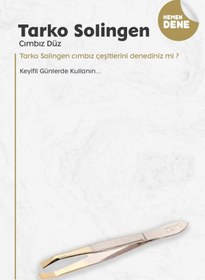 Resim Tarko Solingen Cımbız 7335 Düz 