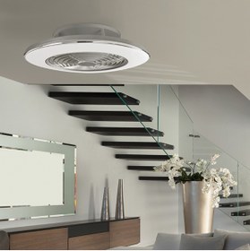 Resim ORBUS Uzaktan Kumandalı Tavan Vantilatörü 3000k - 6500k Işık Ve Ayarlanabilir Fan Seviyeli Vl2 