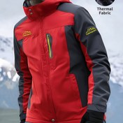 Resim Erkekler için Rüzgar Geçirmez & Kar Ceketi - Kapüşonlu, Fermuarlı Depolama Cepleri, Kapüşonlu Siperlik, Çıkarılabilir Sıcak Tutan - Kayak, Tırmanış, Bisiklet için (Dış Giyim) 