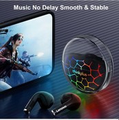 Resim Ximistore9 Lenovo Lp80 Pro Spor Bluetooth Kulaklıkları - Bt5.3, Dokunmatik Kontrol, Mikrofonlu, 280mah Şarj Kutusu, Siyah Işıklı Versiyon 