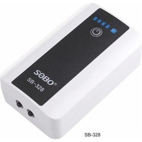 Resim Sobo Usb Şarjlı Akvaryum Sessiz Mini Hava Motoru 2w 2x3lt/dak Sb-328 