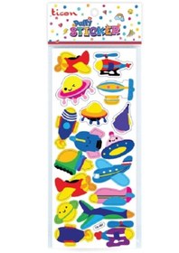 Resim Ticon Yayınları 3d Sticker Uçan Daireler 
