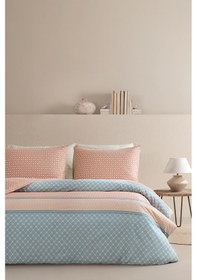 Resim Dormy Home Hilaris Çift Kişilik Nevresim Takımı - Pembe Pembe 