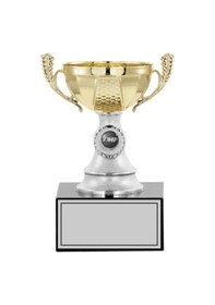 Resim Odak Kupa - Small Kupalar - S-002 C - 19 Cm Altın - Beyaz 