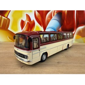 Resim scntoys Mercedes Benz 1:24 Şehirler Arası Otobüs Nostaljik Klasik Mercedes Diecast Otobüs Sesli Işıklı 25CM 