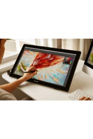 Resim Xp-Pen ARTIST24 Grafik Tablet 23.8 İnç 2560x1440 Ekran USB-C HDMI Bağlantı Uyumluluğu 
