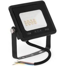 Resim Ack - 10w Tablet Led Projektör İp65 Suya Dayanıklı 6500k 1150lmn Beyaz Işık At62-01032 