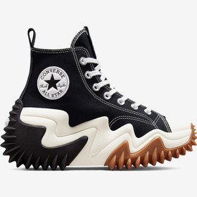 Resim Converse Run Star Motion Canvas Platform Unisex Siyah Sneaker 