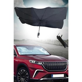 Resim Oto Güneşlik Güneşten Uv Işınlarından Koruyucu Oto Cam Şemsiyelik Oto Güneşlik 