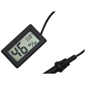 Resim Digital Nem ve Isı Ölçer Problu Termometre Higrometre 