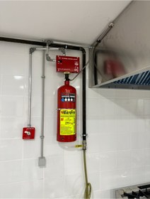 Resim METROPOL 3.2 galon teli sistem 1 set davlumbaz söndürme sistemi dört yıl garantili 