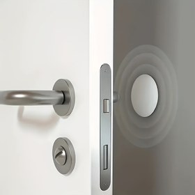 Resim 1 adet/4 adet Kendinden Yapışkanlı Kapı Durdurucu - Şok Emici Çarpışma Önleyici Tamponlar, Gürültü Azaltıcı Kapı Kolu Koruyucular, Dayanıklı Plastik Duvara Monte Kapı Koruyucular Gri/Beyaz/Siyah Ev Güvenliği ve Mobilya Koruma için, Mat Yüzeyli Duvar Montajlı Koruma | Şık Koruma 