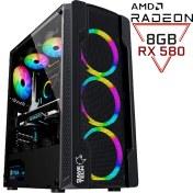 Resim Gameline XR02 Ryzen 5 5500 16GB Ddr4 1tb SSD RX580 8gb 256BİT Oyuncu Masaüstü Bilgisayar 