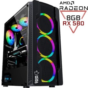 Resim Gameline XR02 Ryzen 5 5500 16GB Ddr4 1tb SSD RX580 8gb 256BİT Oyuncu Masaüstü Bilgisayar 