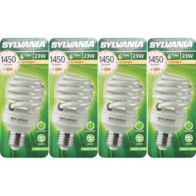 Resim Sylvania (4 Adet) Sylvania 23W (103W) 2700K (Sarı Işık) E27 Duylu (Kalın Duy) Tasarruflu Ampul 