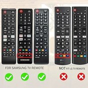 Resim Samsung TV Remote için 2 Paket Kılıf, Samsung Uzaktan Kumanda için Akıllı TV Evrensel Yedek Silikon Kılıf Kılıf Kordon Parlayan Koyu Yeşil ve Mavi 