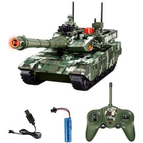 Resim Hstar 1:16 Rc Uzaktan Kumandalı Battle Armored Tank 6 Chanel 27 Mhz. Sesli Ve Işıklı Usb Şarj 35 Cm Çok Renkli 