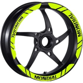 Resim Mondial Uyumlu Flo Sarı 1 Set Jant Şeridi 