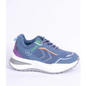 Resim Hummel 900309-2060 Patara Yüksek Taban Faylon Taban Şevron Detay Günlük Mavi Kadın Spor Ayakkabı 