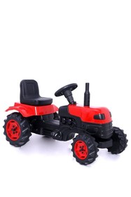 Resim Genel Markalar Pedallı Oyuncak Kırmızı Römorklu Traktör Pedallı Araba 