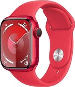 Resim Qedii Apple Watch Series 9 Gps + Cellular 41 Mm (Product) Red Alüminyum Kasa Akıllı Saat Ve (Product) Red 